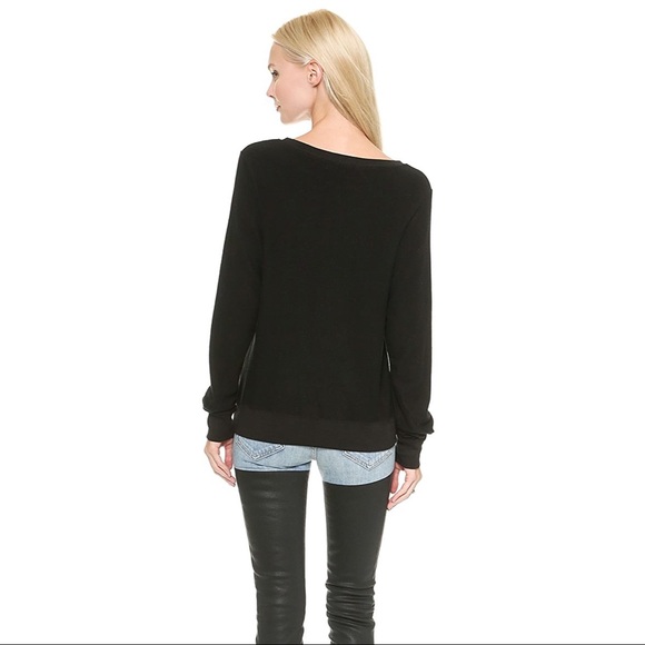 Wildfox Black Cat Sweatshirt - Picture 2 of 7